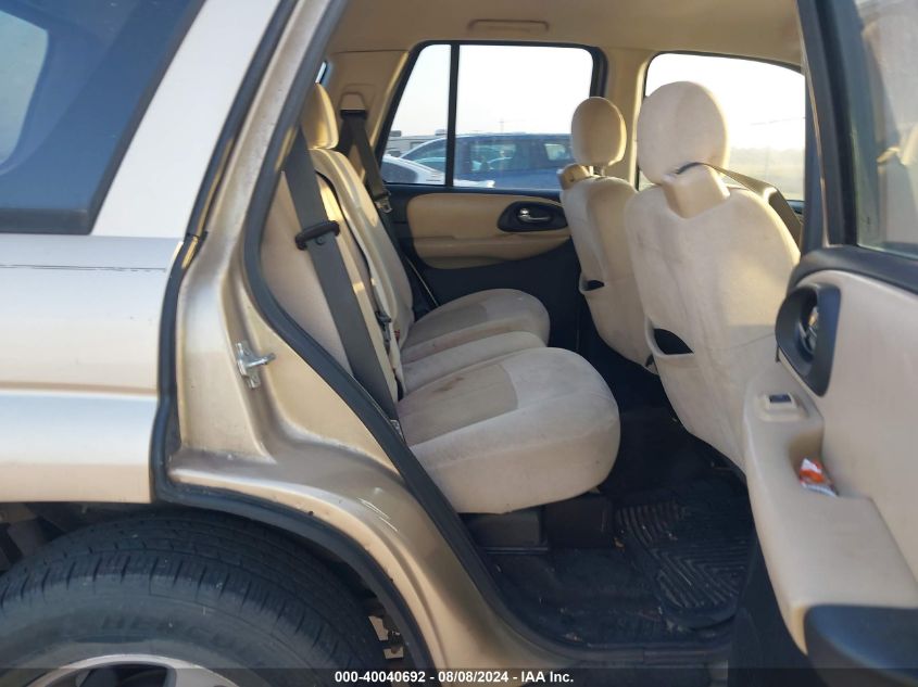 2007 Chevrolet Trailblazer Ls VIN: 1GNDS13S172180657 Lot: 40040692