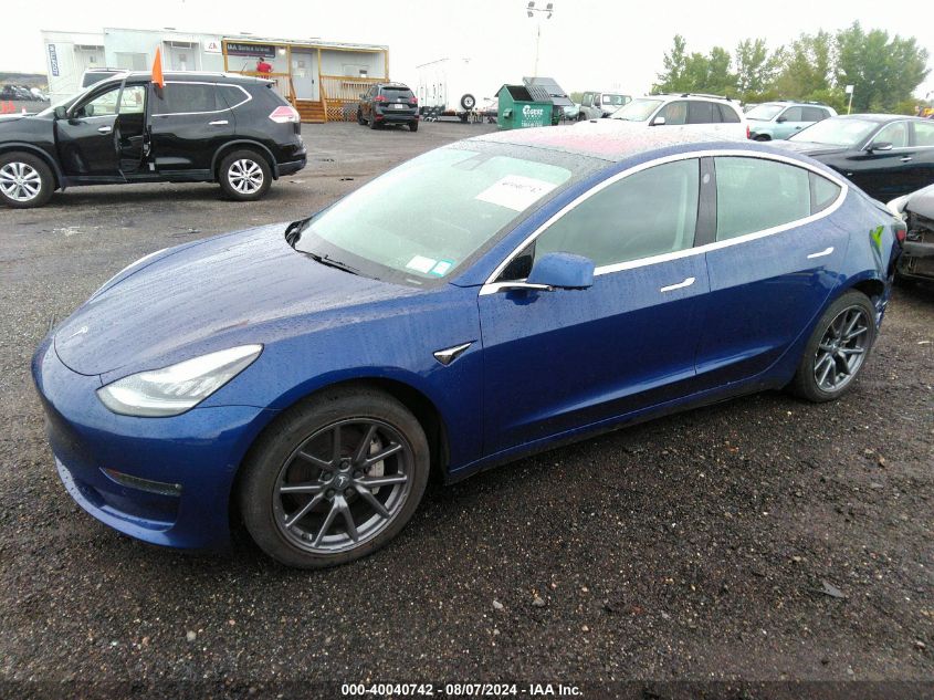 2019 Tesla Model 3 Long Range/Mid Range/Standard Range/Standard Range Plus VIN: 5YJ3E1EA8KF299439 Lot: 40040742