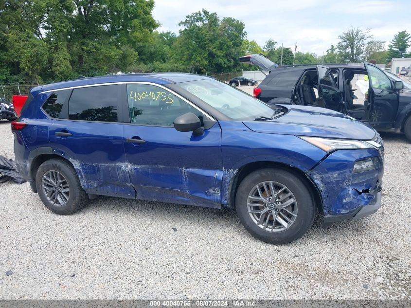 2022 Nissan Rogue S Intelligent Awd VIN: 5N1BT3AB0NC717162 Lot: 40040755