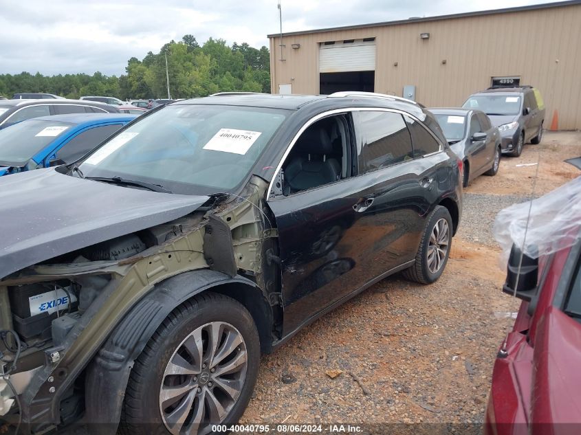 2014 Acura Mdx Technology Package VIN: 5FRYD4H49EB003461 Lot: 40040795