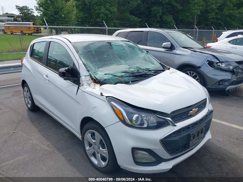 2020 Chevrolet Spark Fwd Ls Manual VIN: KL8CA6SA9LC407006 Lot: 40040799