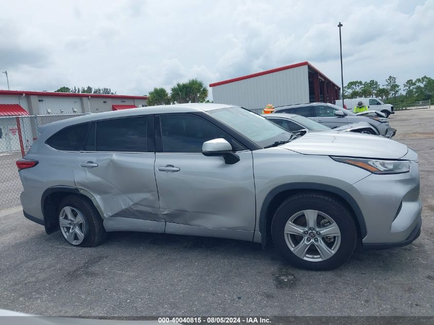 2020 Toyota Highlander Le VIN: 5TDBZRBH7LS039661 Lot: 40040815