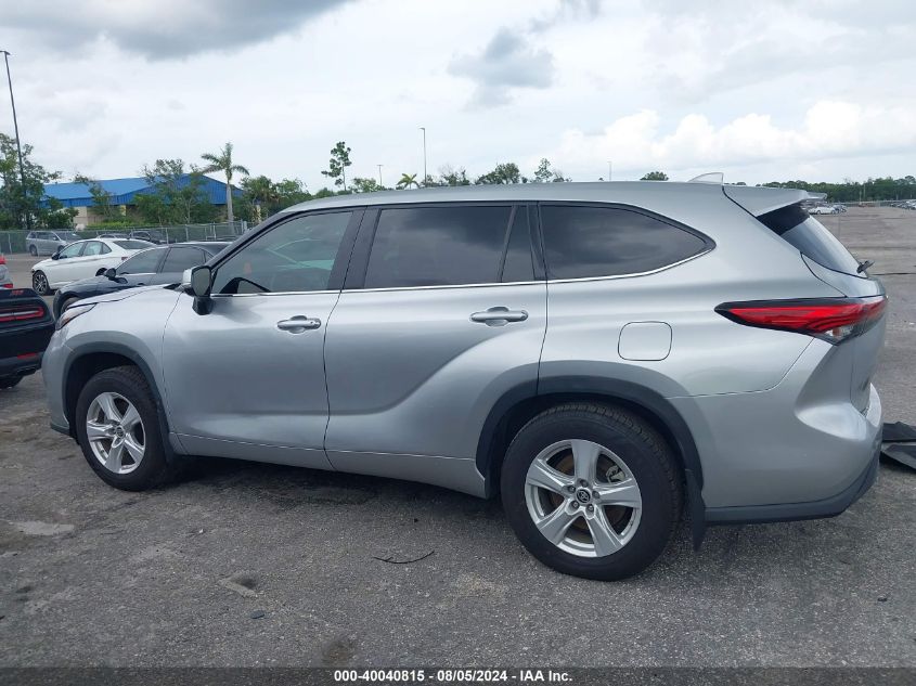2020 Toyota Highlander Le VIN: 5TDBZRBH7LS039661 Lot: 40040815