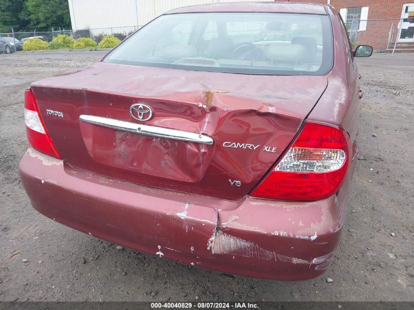 2004 Toyota Camry Xle V6 VIN: 4T1BF30K24U071401 Lot: 40040829