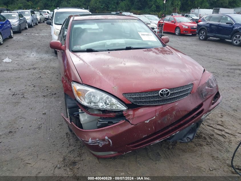 2004 Toyota Camry Xle V6 VIN: 4T1BF30K24U071401 Lot: 40040829