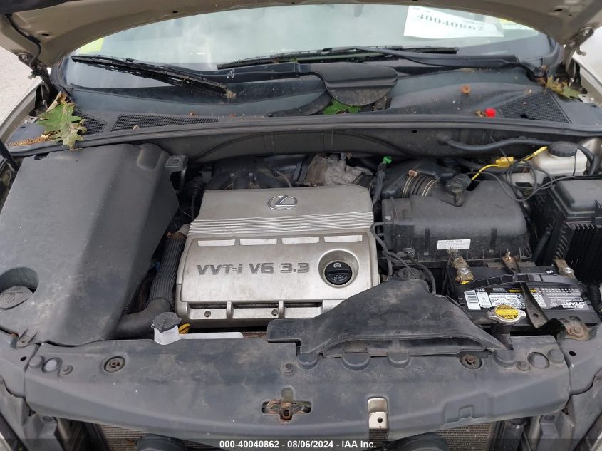 2006 Lexus Rx 330 VIN: 2T2HA31U26C089308 Lot: 40040862