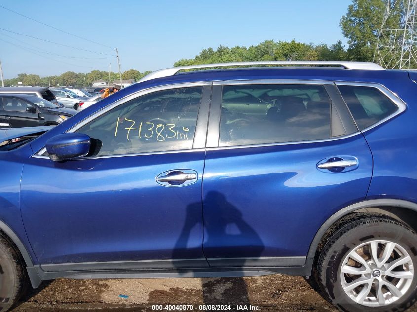 2018 Nissan Rogue Sv VIN: KNMAT2MVXJP579214 Lot: 40040870