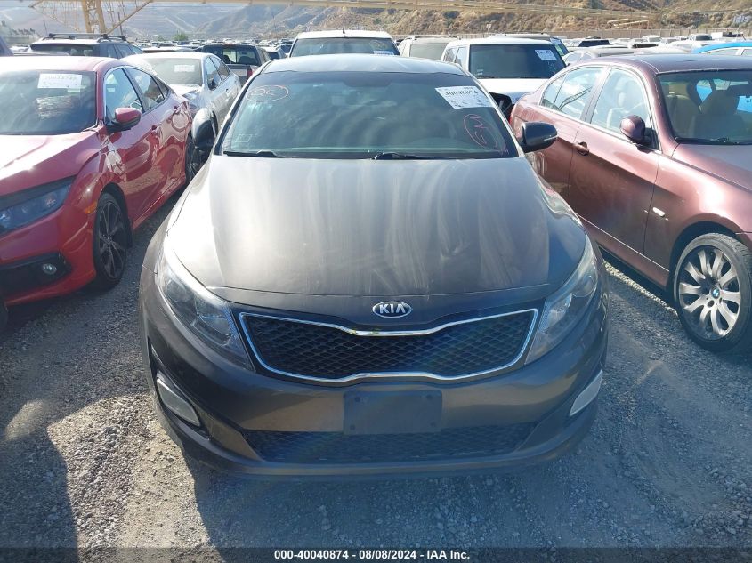 2015 Kia Optima Lx VIN: 5XXGM4A70FG377781 Lot: 40040874