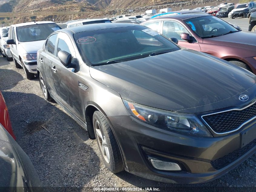 2015 Kia Optima Lx VIN: 5XXGM4A70FG377781 Lot: 40040874