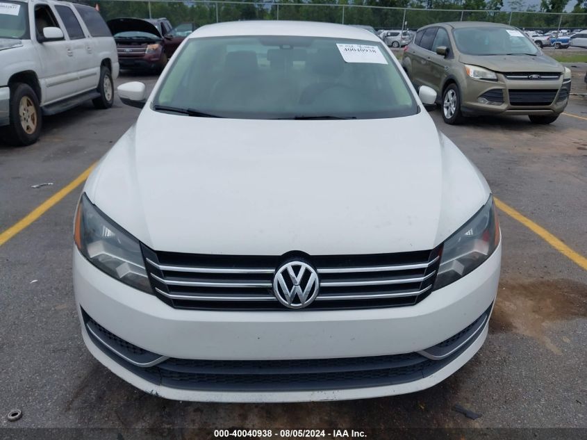 2013 Volkswagen Passat 2.5L Se VIN: 1VWBP7A33DC108751 Lot: 40040938