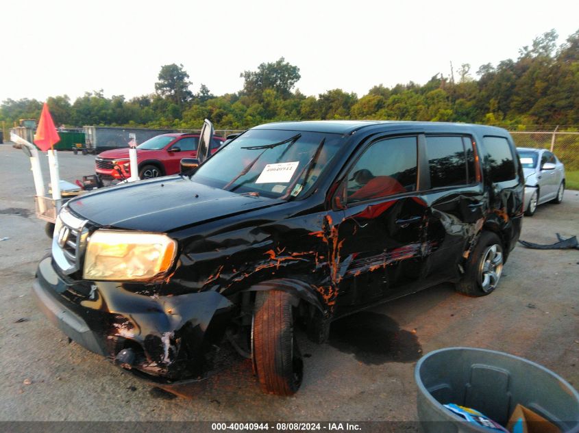 2013 Honda Pilot Ex-L VIN: 5FNYF3H51DB041215 Lot: 40040944