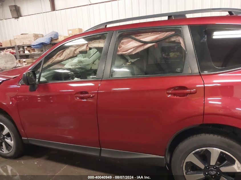 2017 Subaru Forester 2.5I VIN: JF2SJABC6HH572093 Lot: 40040949