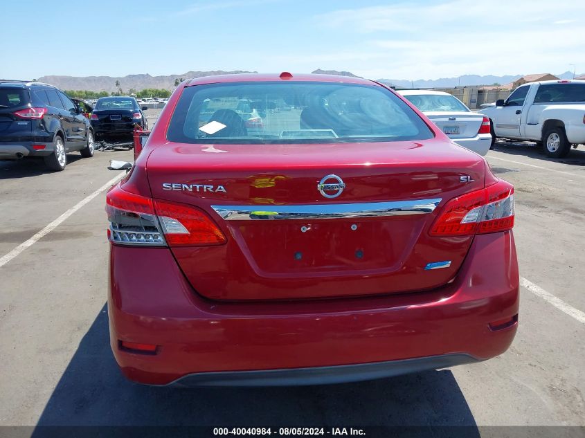 2013 Nissan Sentra Sl VIN: 3N1AB7AP2DL678845 Lot: 40040984