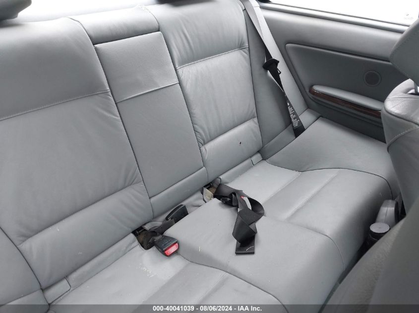 2001 BMW 330Ci Ci VIN: WBABN53441JU22769 Lot: 40041039