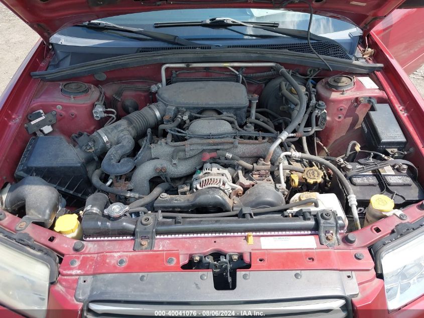 2006 Subaru Forester 2.5X VIN: JF1SG63636H755747 Lot: 40041076