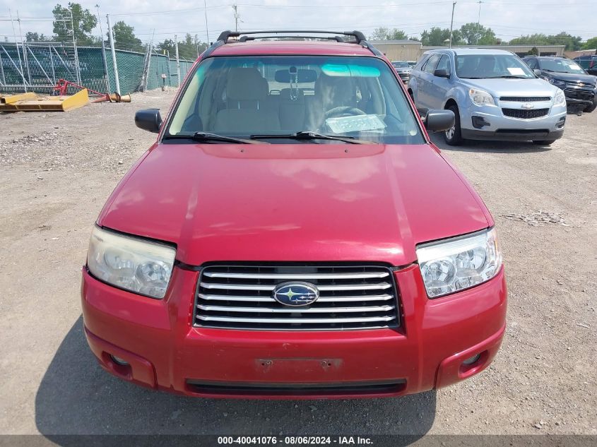 2006 Subaru Forester 2.5X VIN: JF1SG63636H755747 Lot: 40041076
