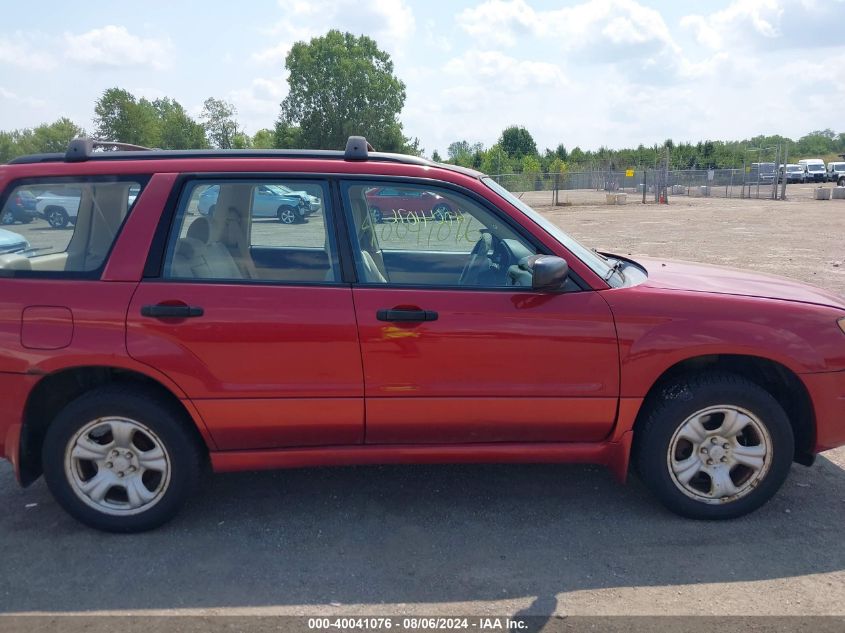 2006 Subaru Forester 2.5X VIN: JF1SG63636H755747 Lot: 40041076