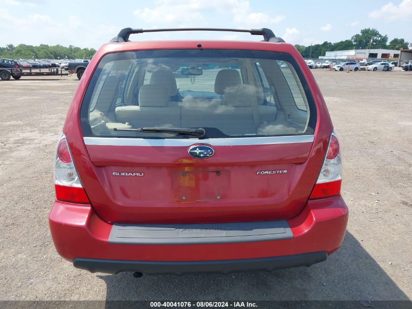 2006 Subaru Forester 2.5X VIN: JF1SG63636H755747 Lot: 40041076