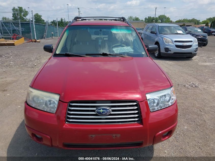 2006 Subaru Forester 2.5X VIN: JF1SG63636H755747 Lot: 40041076