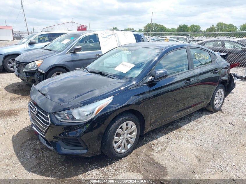 VIN 3KPC24A34KE047131 2019 HYUNDAI ACCENT SE