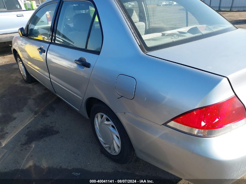 2004 Mitsubishi Lancer Es VIN: JA3AJ26E64U030939 Lot: 40041141