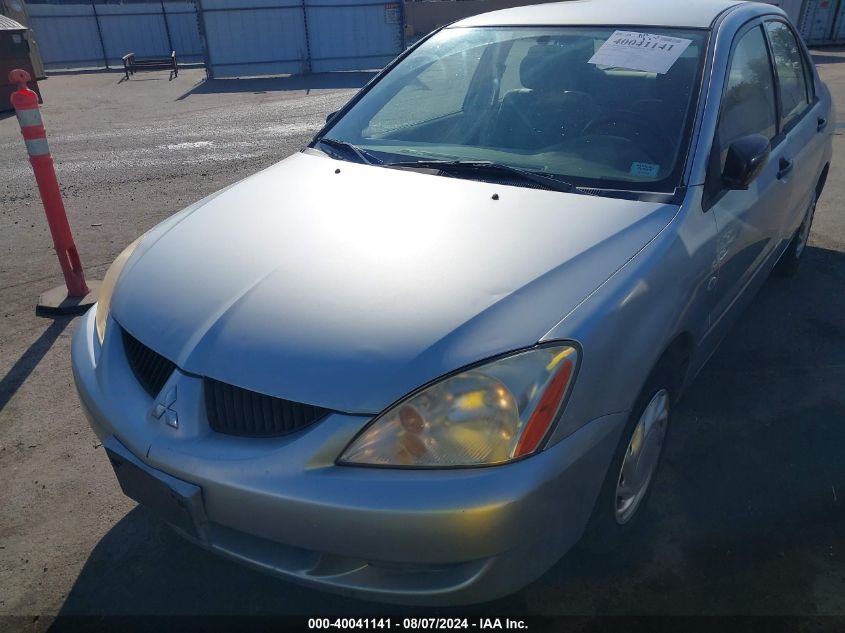 2004 Mitsubishi Lancer Es VIN: JA3AJ26E64U030939 Lot: 40041141