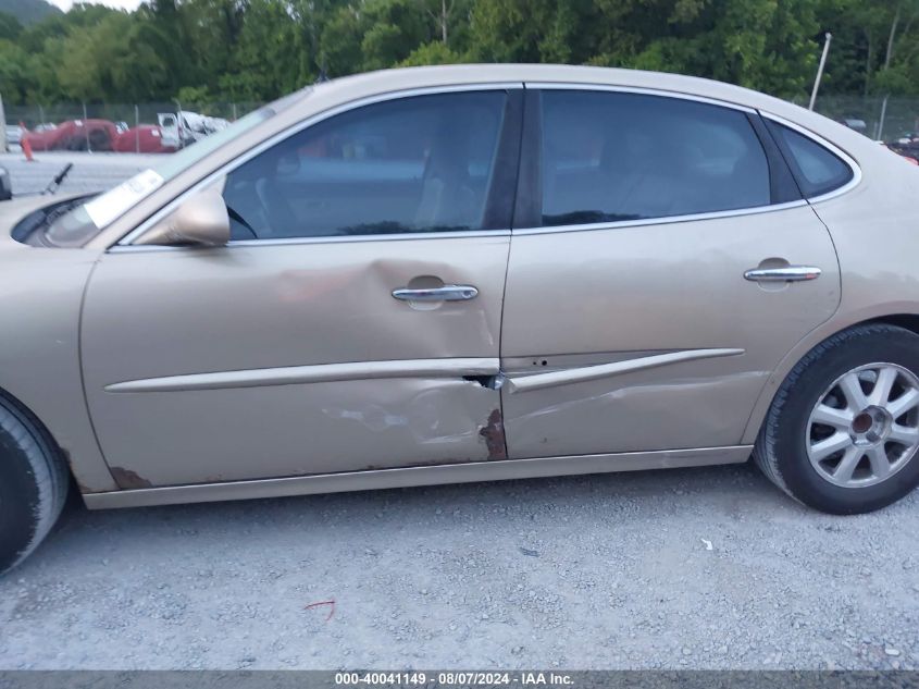 2005 Buick Lacrosse Cxl VIN: 2G4WD532251221289 Lot: 40041149