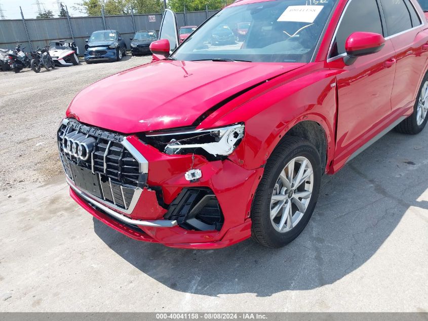 2022 Audi Q3 Premium Plus 45 Tfsi S Line Quattro Tiptronic VIN: WA1EECF30N1149580 Lot: 40041158