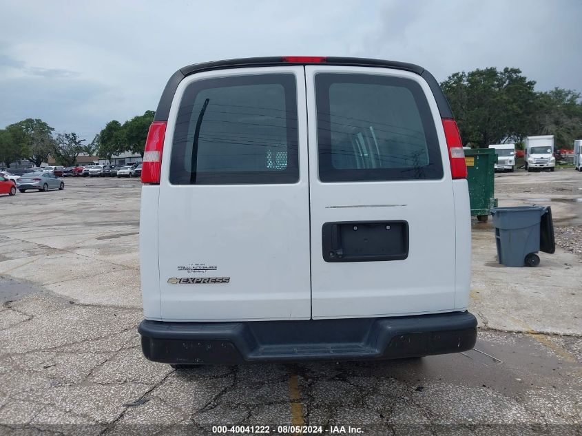 2019 Chevrolet Express 2500 Work Van VIN: 1GCWGAFPXK1143292 Lot: 40041222