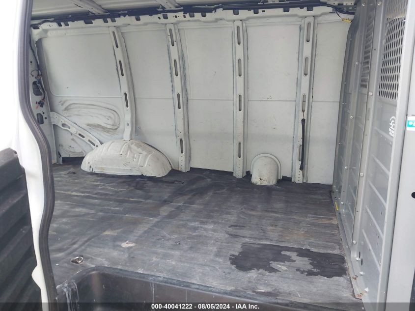 2019 Chevrolet Express 2500 Work Van VIN: 1GCWGAFPXK1143292 Lot: 40041222