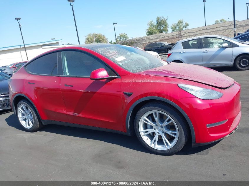 2021 TESLA MODEL Y LONG RANGE DUAL MOTOR ALL-WHEEL DRIVE - 5YJYGDEE4MF091856