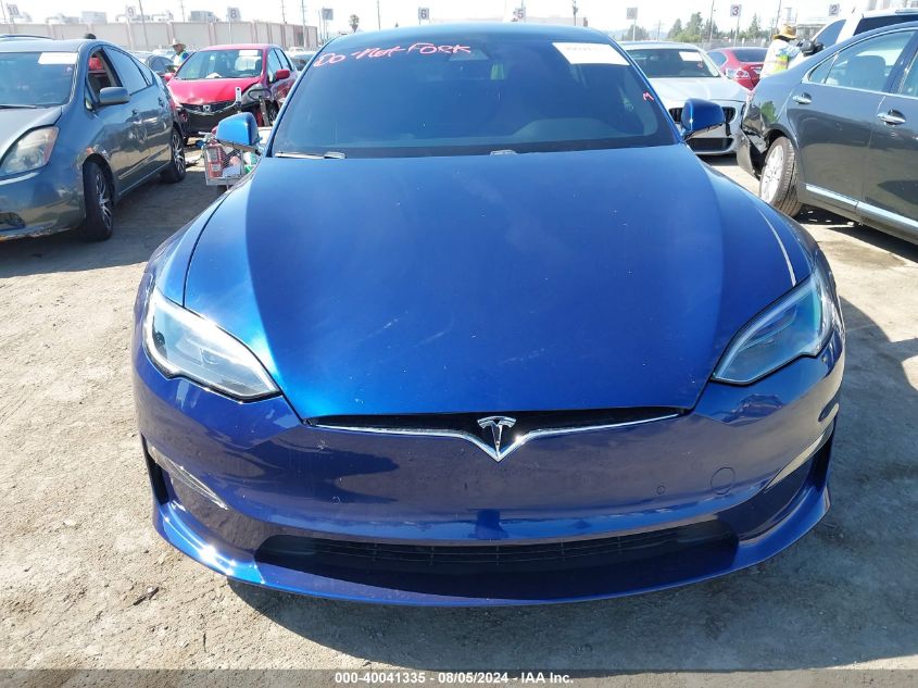 2021 Tesla Model S Plaid Tri Motor All-Wheel Drive VIN: 5YJSA1E69MF452352 Lot: 40041335