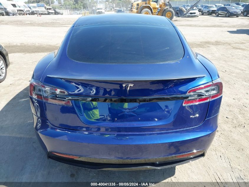 2021 Tesla Model S Plaid Tri Motor All-Wheel Drive VIN: 5YJSA1E69MF452352 Lot: 40041335