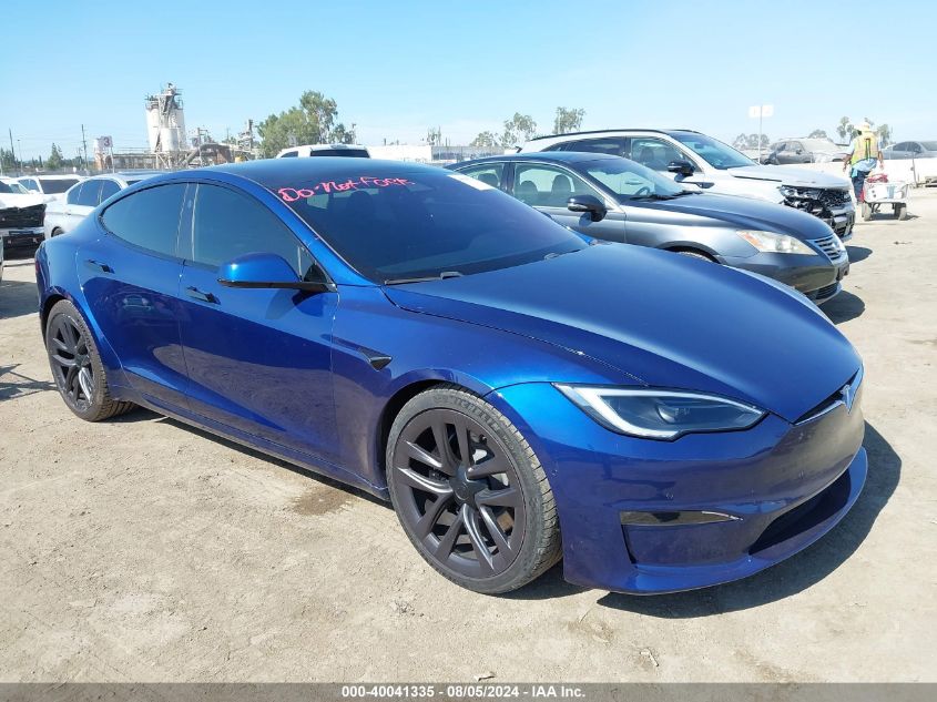 2021 Tesla Model S Plaid Tri Motor All-Wheel Drive VIN: 5YJSA1E69MF452352 Lot: 40041335