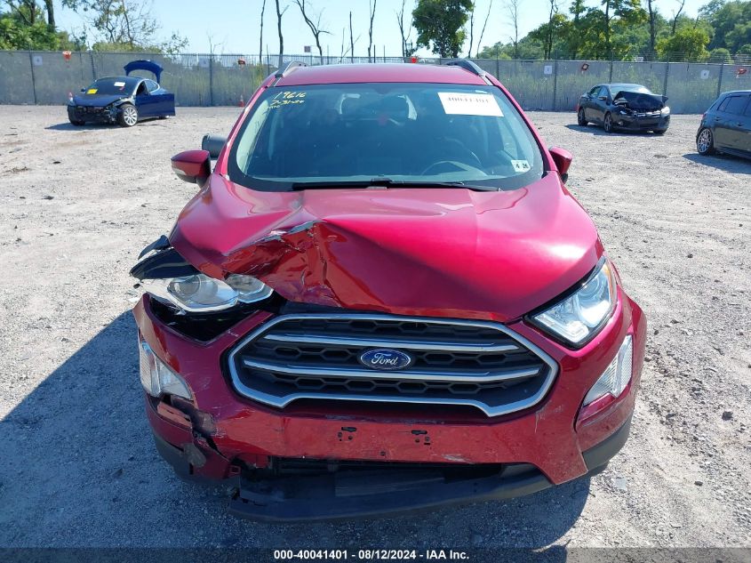 2021 Ford Ecosport Se VIN: MAJ3S2GE9MC409449 Lot: 40041401