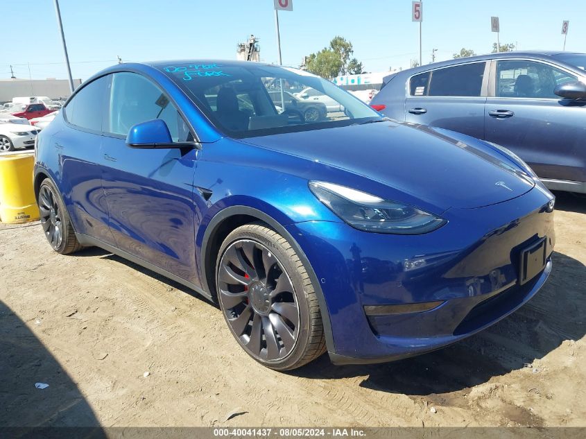 2021 Tesla Model Y Long Range Dual Motor All-Wheel Drive VIN: 5YJYGDEEXMF192397 Lot: 40041437