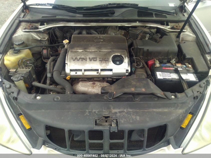 2005 Lexus Es 330 VIN: JTHBA30G055067274 Lot: 40041452