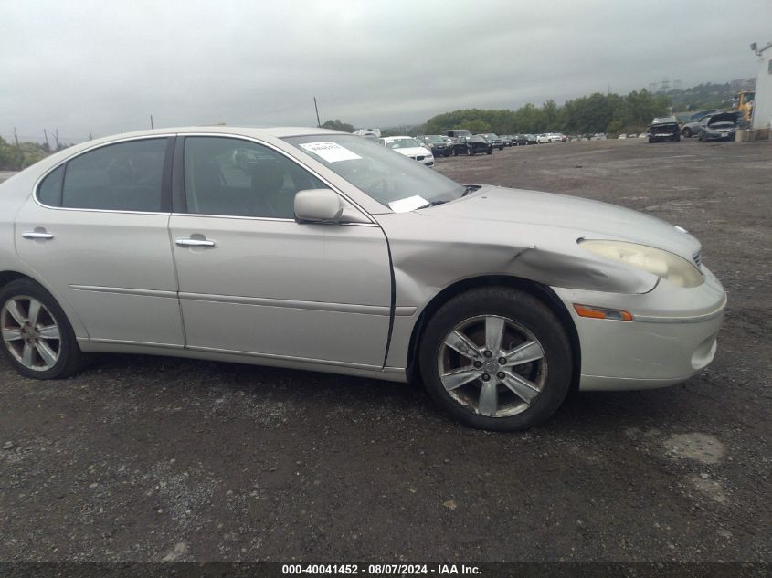 2005 Lexus Es 330 VIN: JTHBA30G055067274 Lot: 40041452