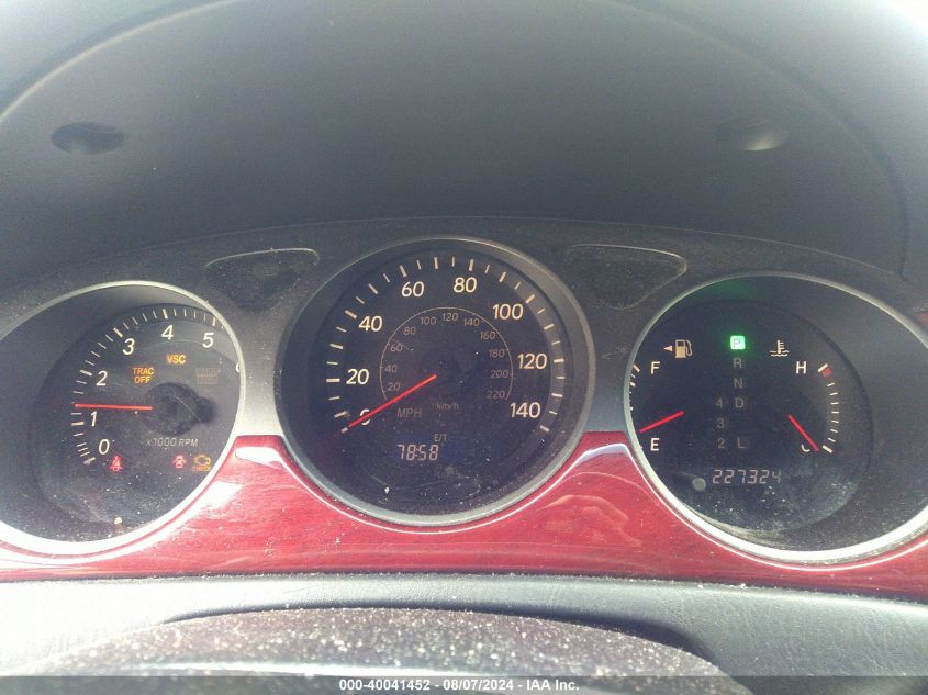 2005 Lexus Es 330 VIN: JTHBA30G055067274 Lot: 40041452