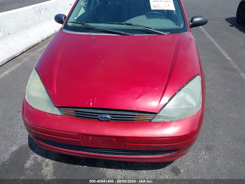 2003 Ford Focus Se VIN: 1FAFP34343W324071 Lot: 40041480