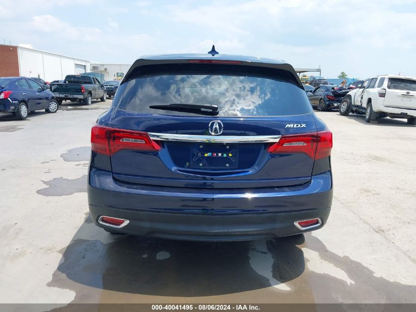 2015 Acura Mdx Technology Package VIN: 5FRYD3H42FB006536 Lot: 40041495