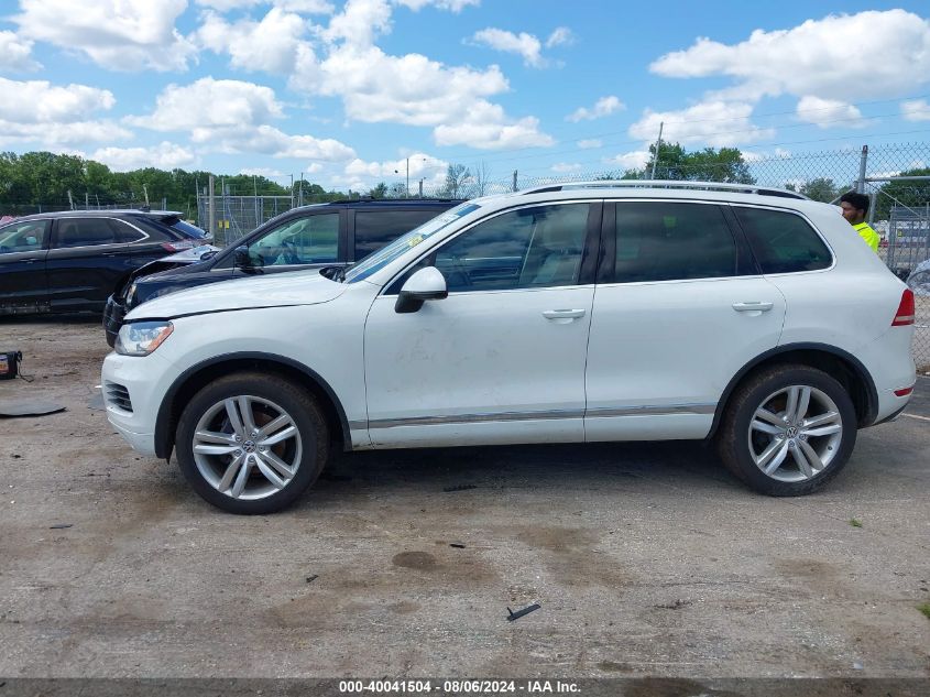 2014 Volkswagen Touareg Tdi Executive VIN: WVGEP9BP5ED007263 Lot: 40041504