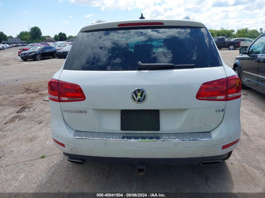 2014 Volkswagen Touareg Tdi Executive VIN: WVGEP9BP5ED007263 Lot: 40041504