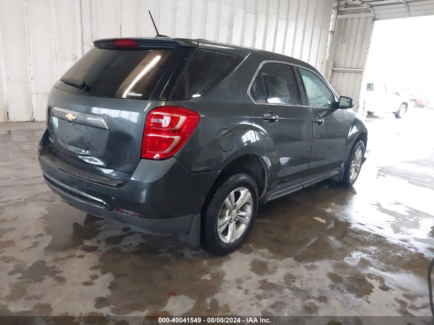 2017 CHEVROLET EQUINOX LS - 2GNALBEK6H1540350