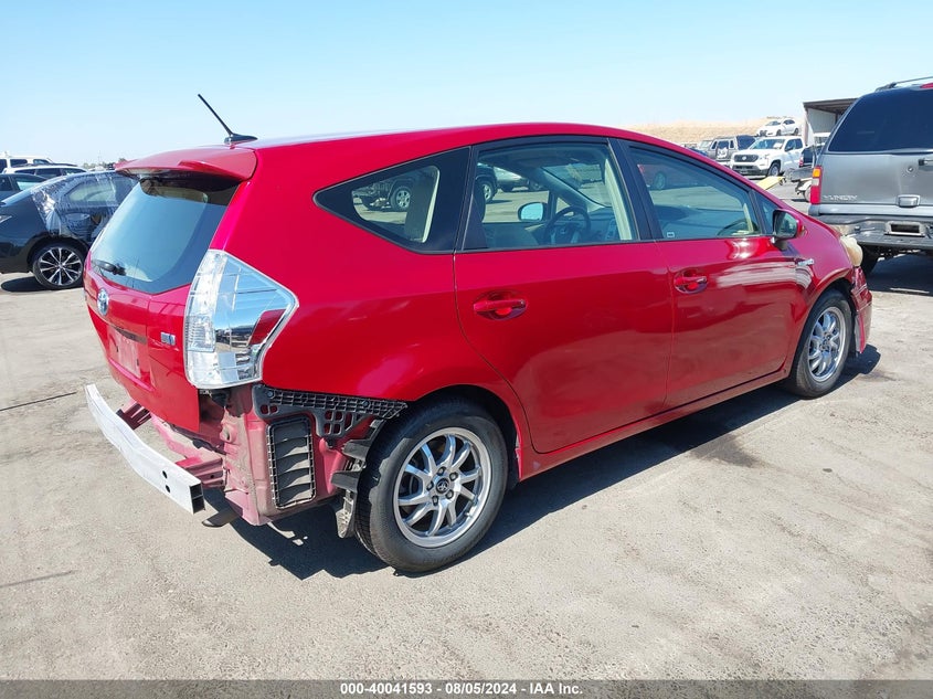 2012 Toyota Prius V Three VIN: JTDZN3EU0C3183568 Lot: 40041593