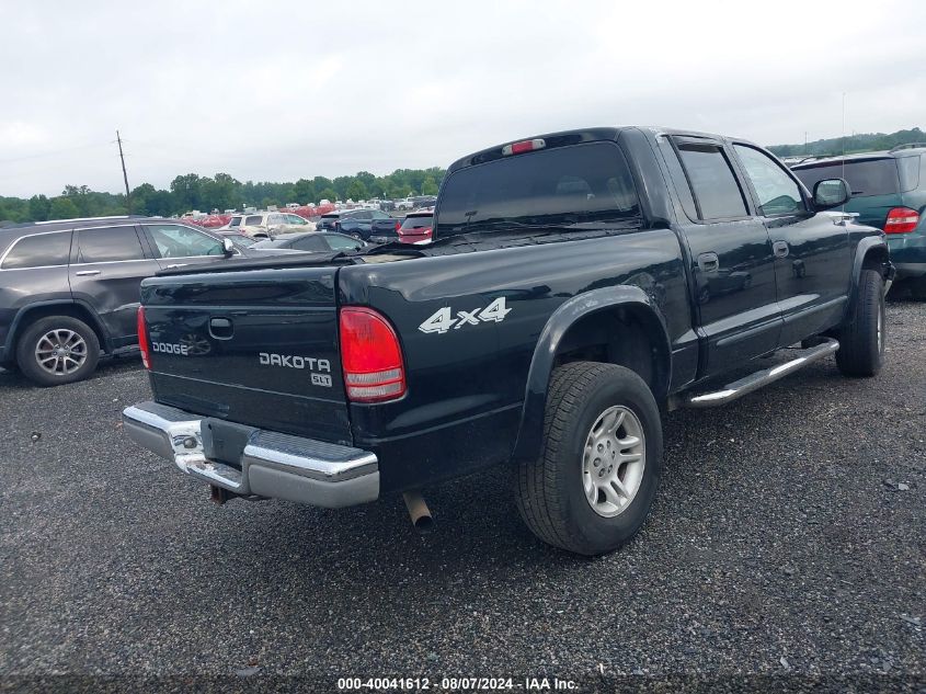 2004 Dodge Dakota Slt VIN: 1D7HG48N34S714128 Lot: 40041612