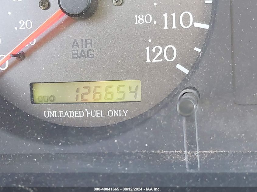 1998 Infiniti Qx4 VIN: JNRAR05YXWW023395 Lot: 40041665