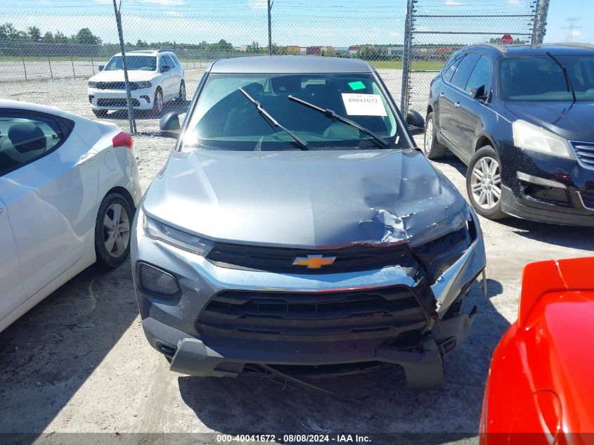 2021 Chevrolet Trailblazer Fwd Ls VIN: KL79MMS20MB071918 Lot: 40041672