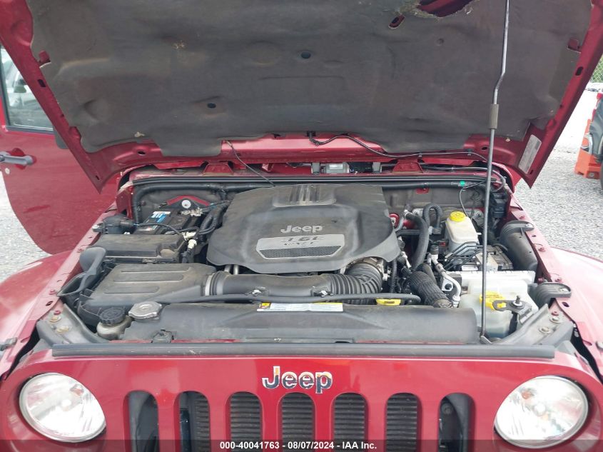 2012 Jeep Wrangler Unlimited Sahara VIN: 1C4HJWEG9CL123565 Lot: 40041763