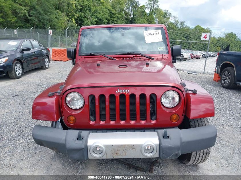 2012 Jeep Wrangler Unlimited Sahara VIN: 1C4HJWEG9CL123565 Lot: 40041763